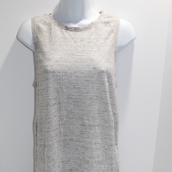 Athleta Tops - Athlete Tank Top Asymmetrical Gray XS Sleeveless